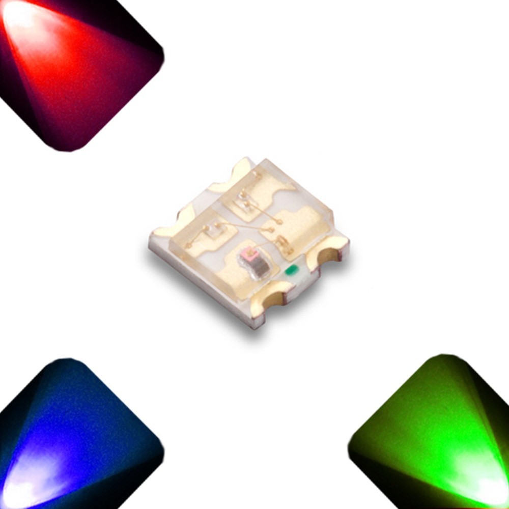50 x 0807 0805 SMD RGB Slow Changing Ultra Bright LED Light Fading Green Light