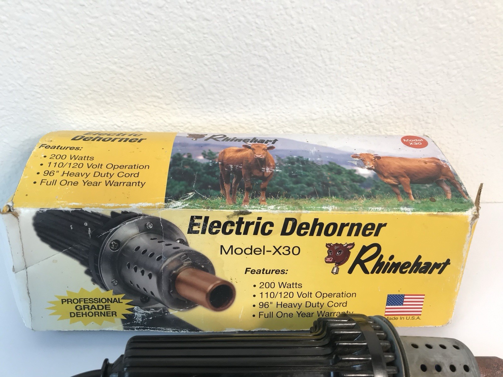 Rhinehart Model X-30 Electric Dehorner Professional Grade: Goats, Cows, Sheep