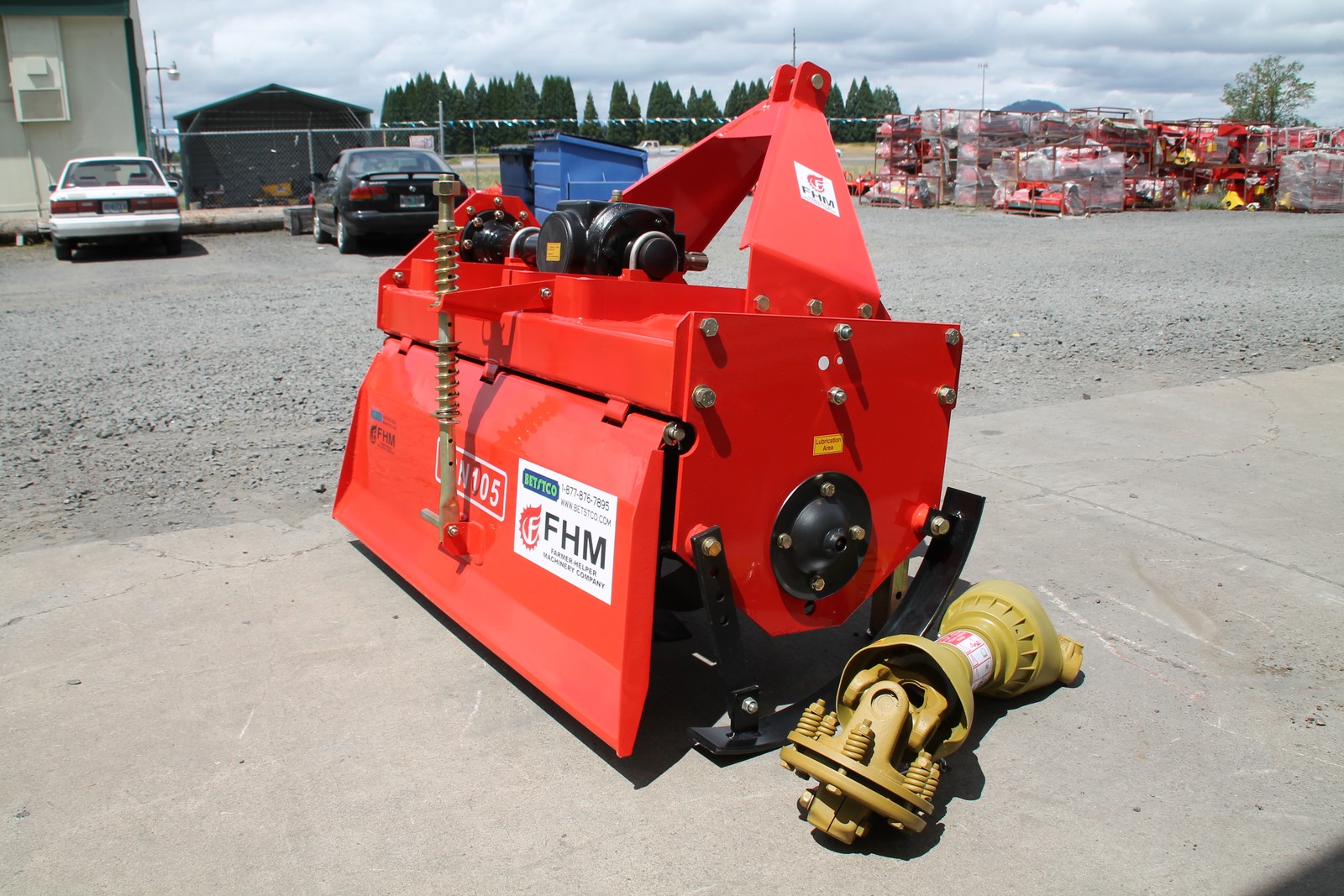 41″ Heavy Duty Rotary Tiller Cat.1 3pt 18+ hp Rating (FH-IGN105)