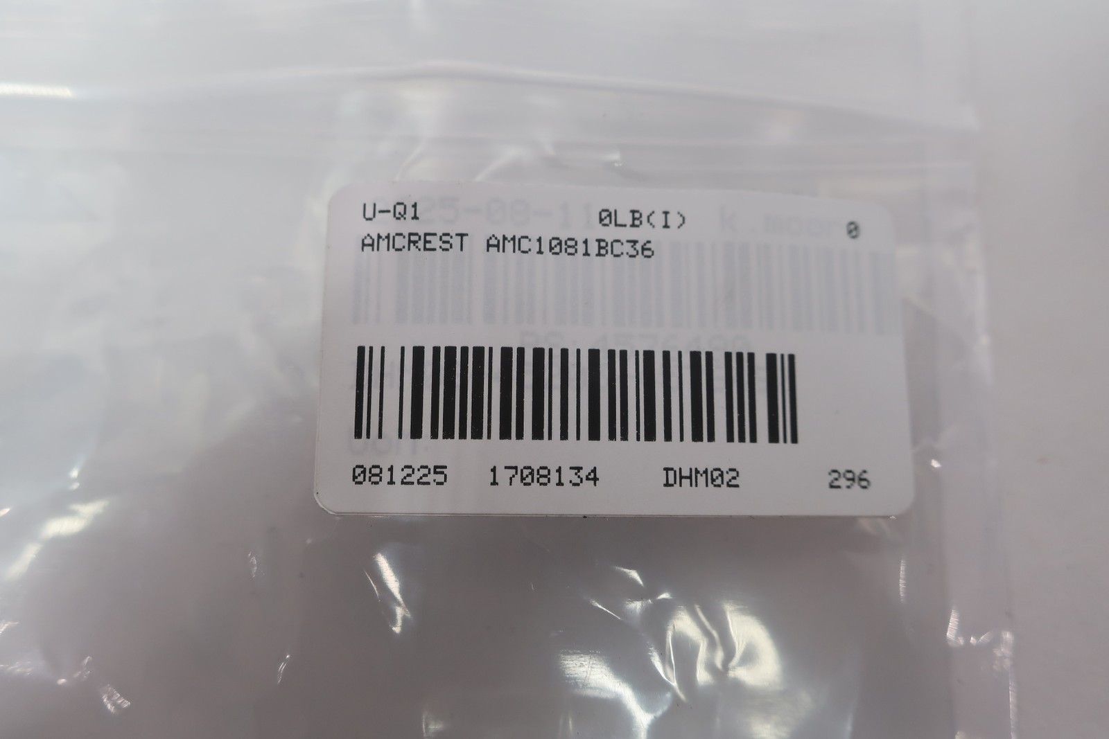 Amcrest AMC1081BC36 Hdcvi Camera 0.5a Amp 12v-dc