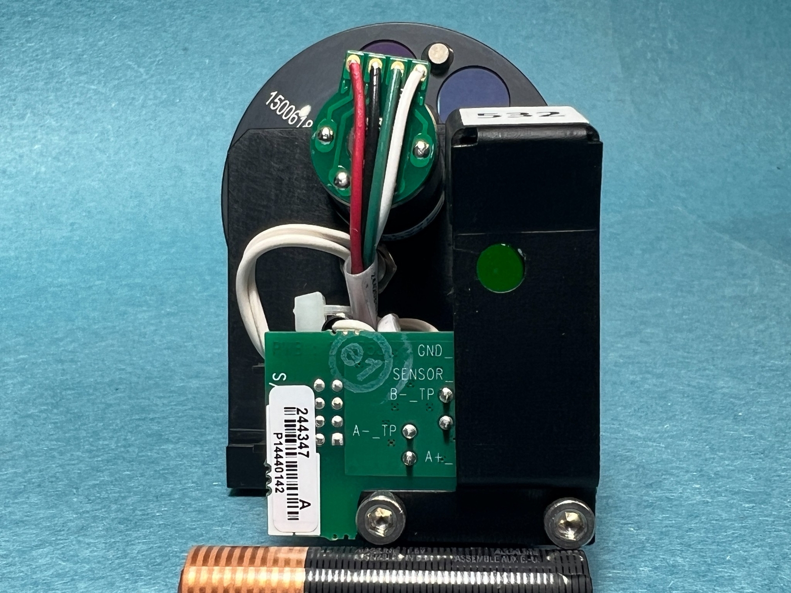 Motorized Optical Attenuator Filter Wheel, 8 Position for 532nm Laser