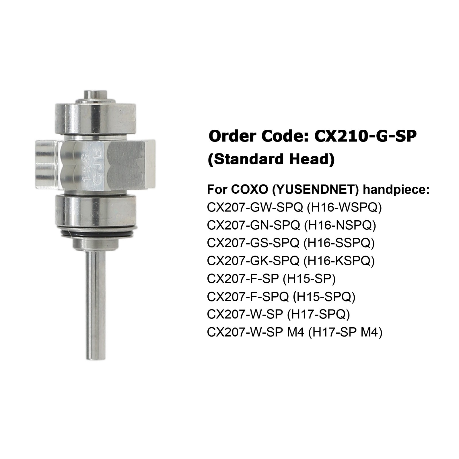 COXO Dental Fiber Optic Handpiece High Speed For W/H Roto Quick Coupler 6 Holes