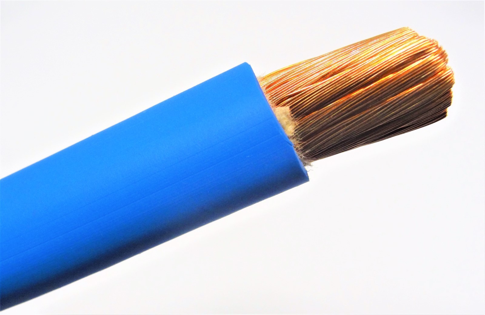 25′ FT #1 AWG WELDING/BATTERY CABLE BLUE 600V PURE COPPER USA MADE 105c