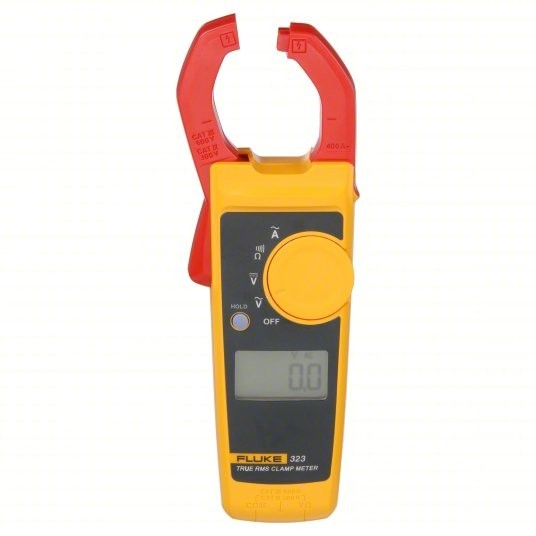 Fluke 323 True-RMS Digital Clamp Meter, 600V AC Current Measurement