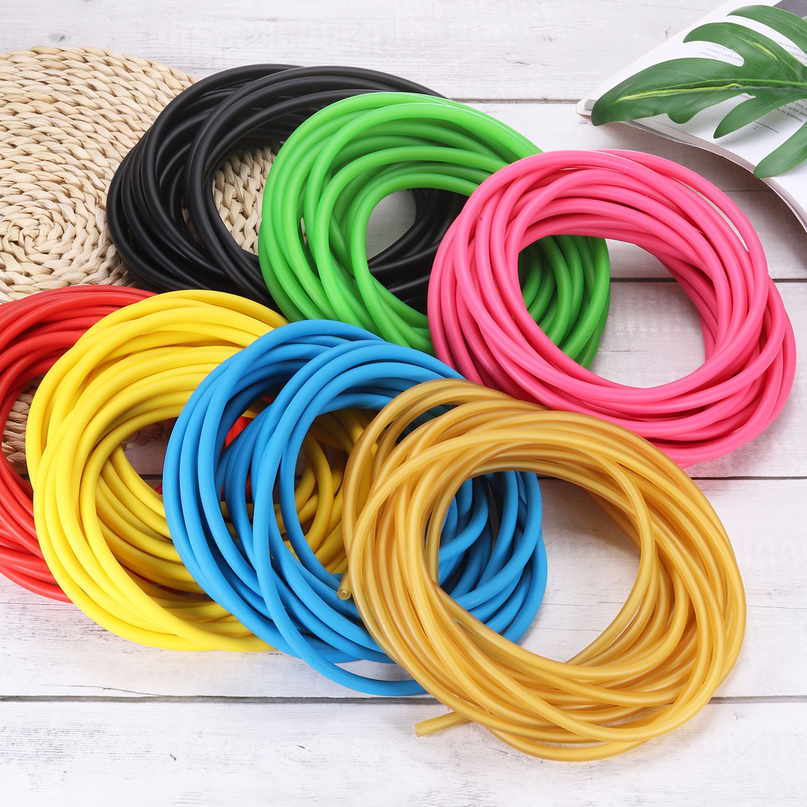 13 Ft(4M) Latex Rubber Tubing, 1/16″(1.8mm)ID 3/16″(4.5mm)OD, Green