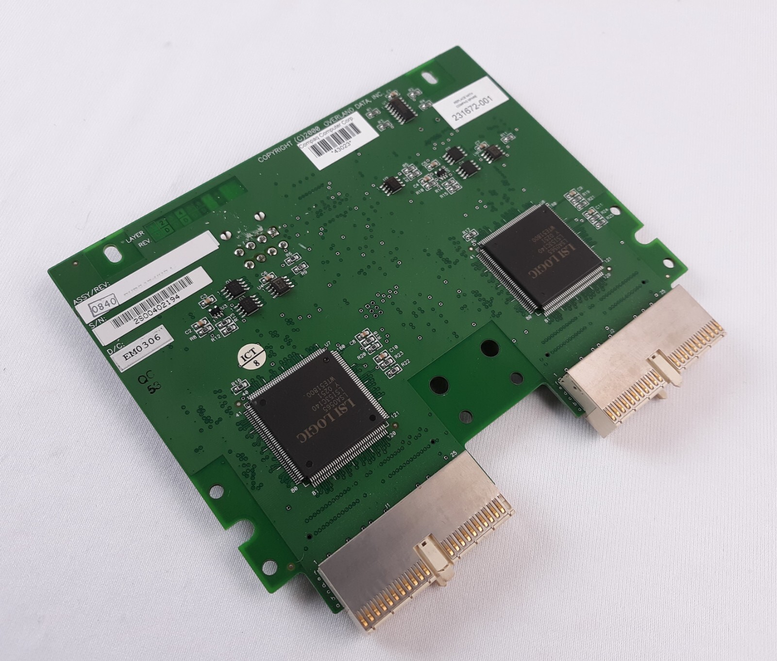 Compaq 231672-001 MSL Library Hot Plug PCB Board