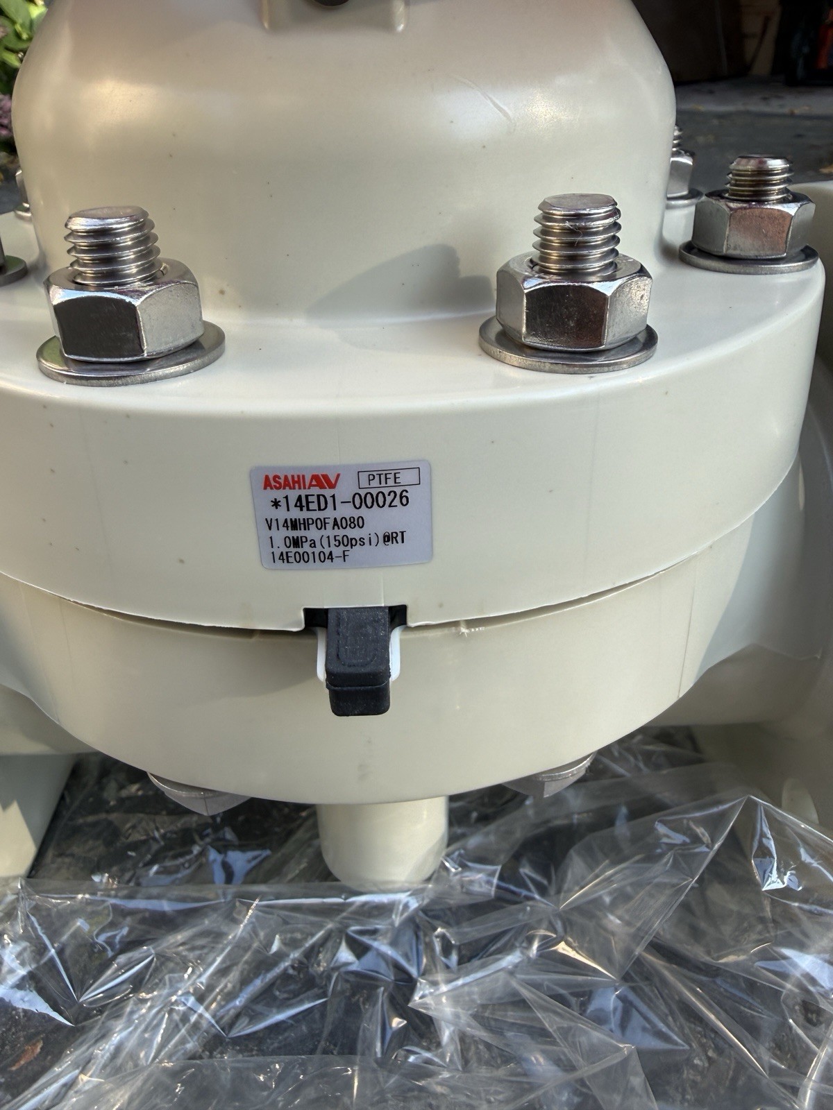 Asahi AV 3” Gate Valve Type P EPDM PVC 150# Hand Wheel