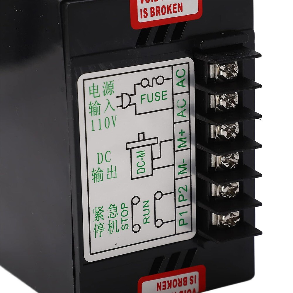 500W DC Motor Speed Controller AC 110V to DC 90V Forward Reversible Regulator US