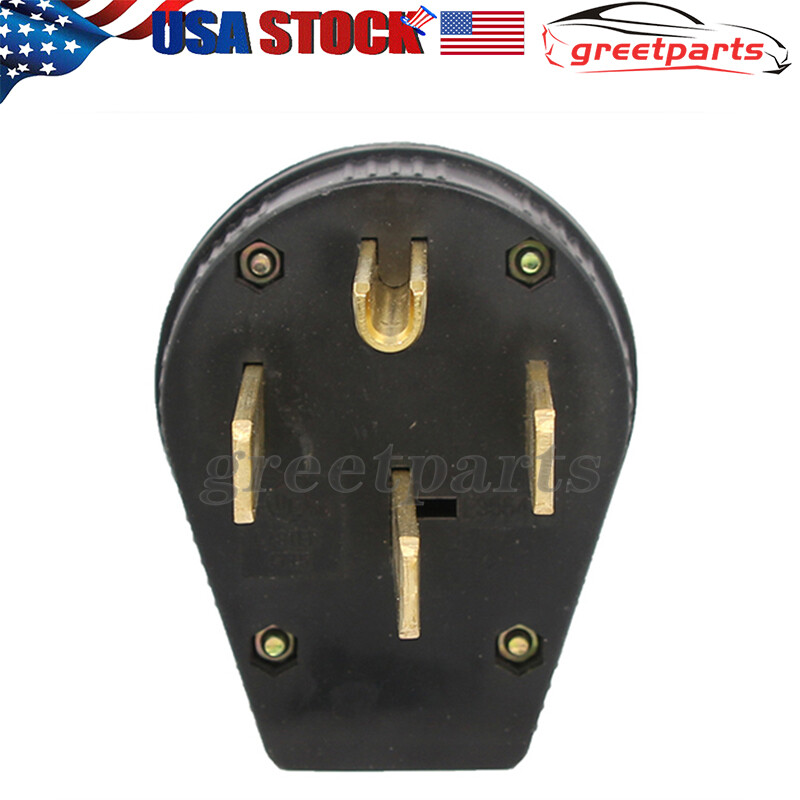 Fits NEMA 14-50p 50A 125-250V 4-Holes Plug DH Industrial Grade Straight Blade US