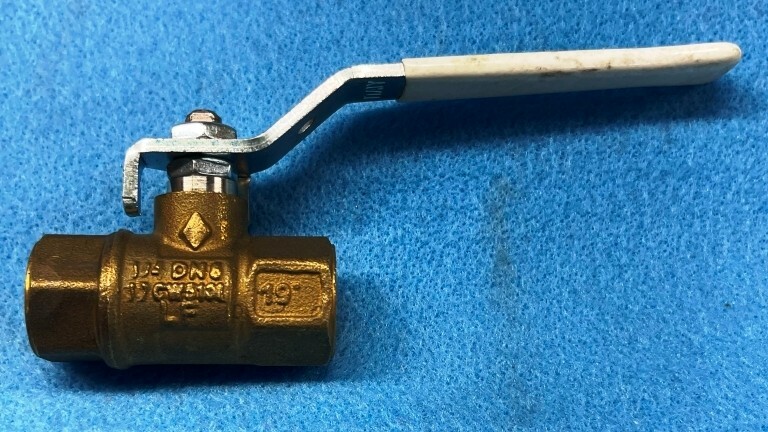 FNW BRASS SHUT OFF VALVE 1/4 DN8 17CW510L 125G-5G 150WSP 600 WOG