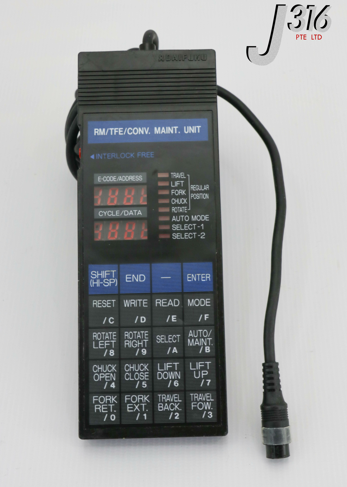 19287 DAIFUKU RM/TFE/CONV.MAINTENANCE UNIT CONTROLLER, 7A00981HA2 AGH8AA11