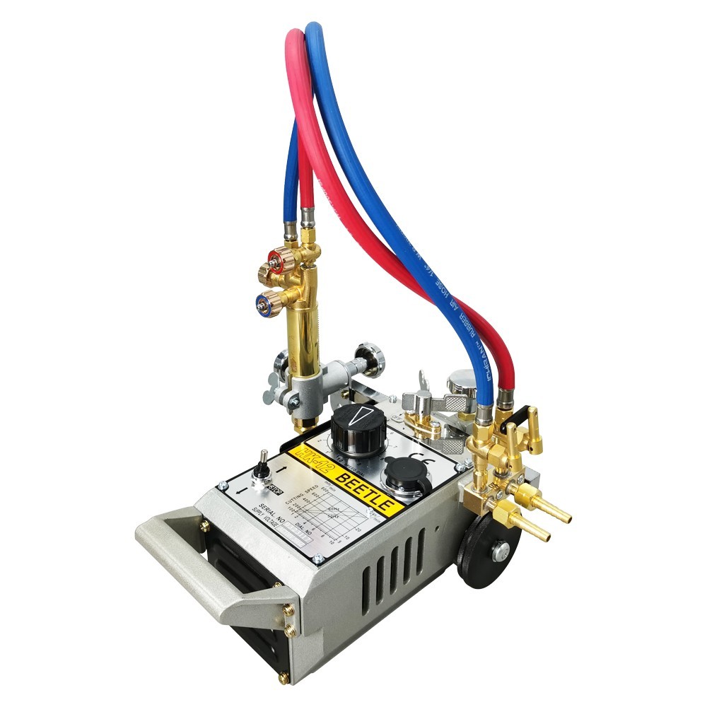 110V Auto Gas Cutter HK12 Torch Track Burner Gas Cutting Machine+2 Tracks