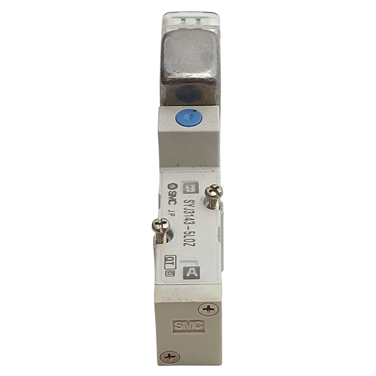 SMC SYJ3143-5LOZ Solenoid Valve, 5/2-Way, 0.15-0.7MPa, Base-Mount, 24VDC Coil