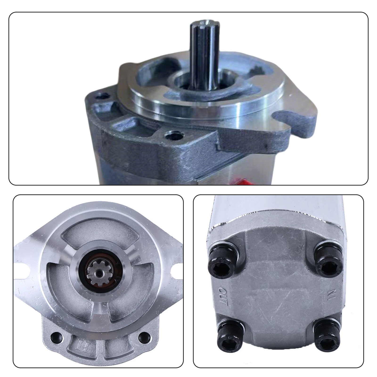 New PGP51088G3LP Two-Section Hydraulic Gear Pump for AGT Skid Steer Loader KTT23