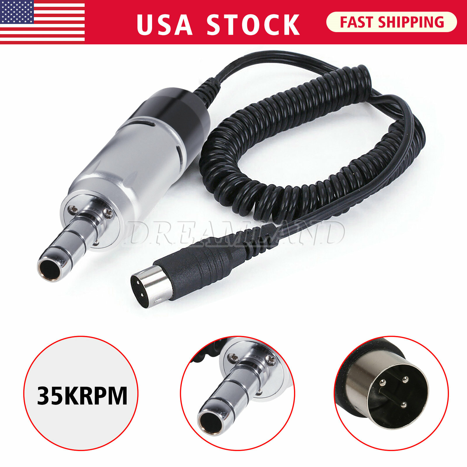 Dental E-Type High Speed Electric Micro Motor Handpiece 35,000 RPM Sale!