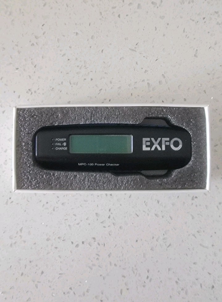 EXFO MPC-100 Handheld Fibre Optic Power Checker Meter 1550 nm