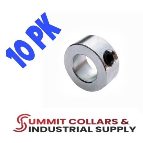 1-1/8” bore (10 PCS) set shaft collar, zinc plated FREE standard shipping!