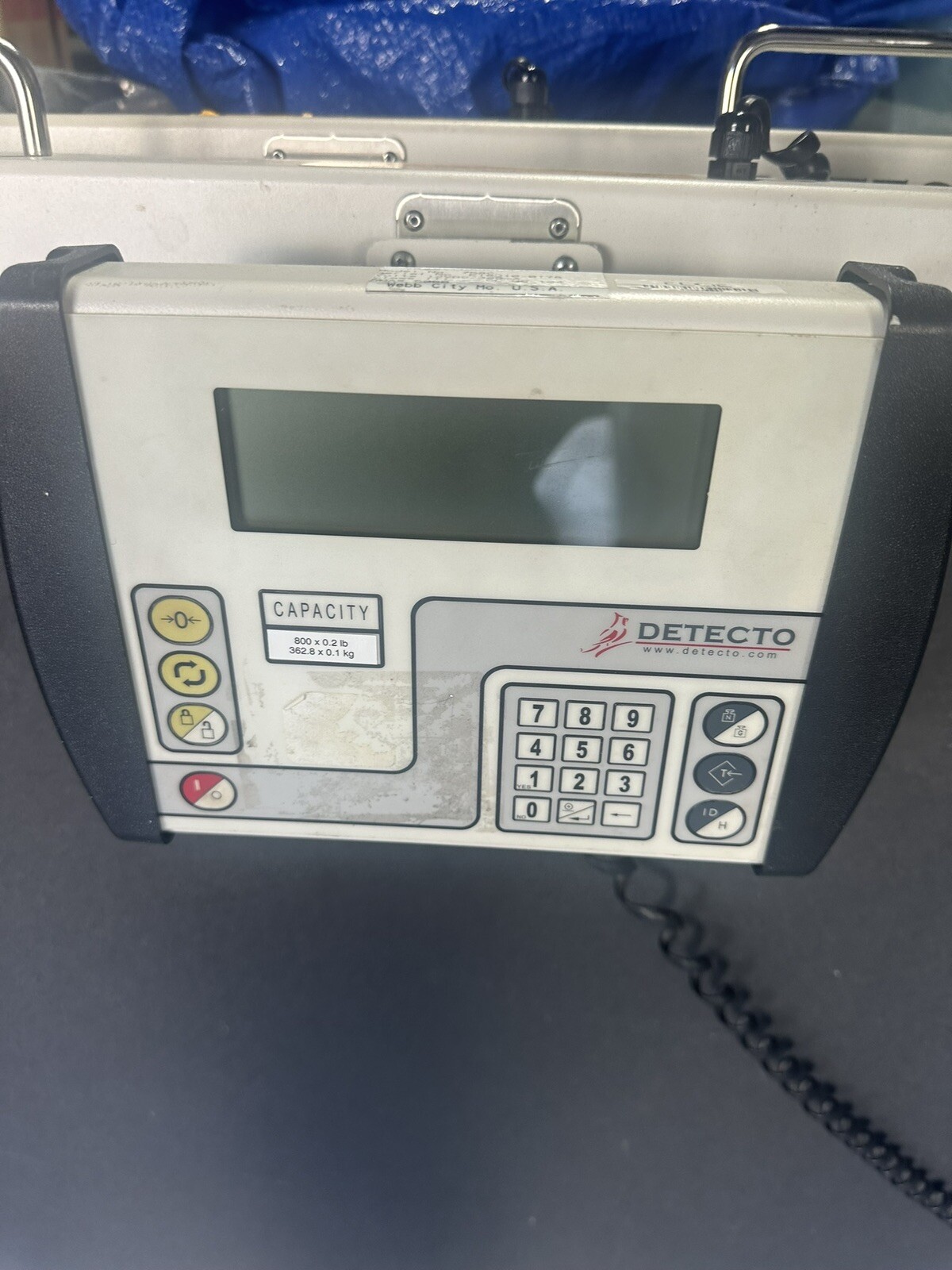 Detecto Portable Folding Column Digital Wheelchair Scale