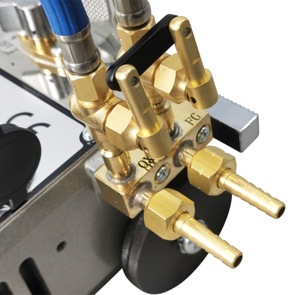 110V Auto Gas Cutter HK12 Torch Track Burner Gas Cutting Machine+2 Tracks