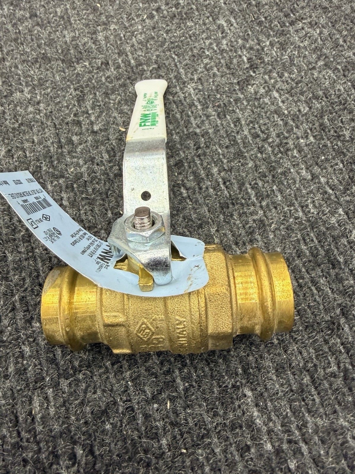 FNW 1″ Forged Brass Full Port Press Ball Valve FNWX432G