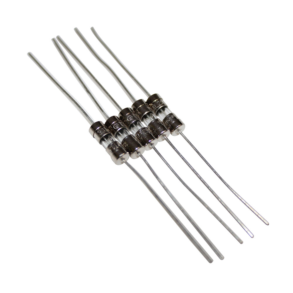 10Pcs T0.5AL250V 0.5A 250V Axial SLOW Blow Fuse 0.5 Amp Time Delay 3.6x10mm