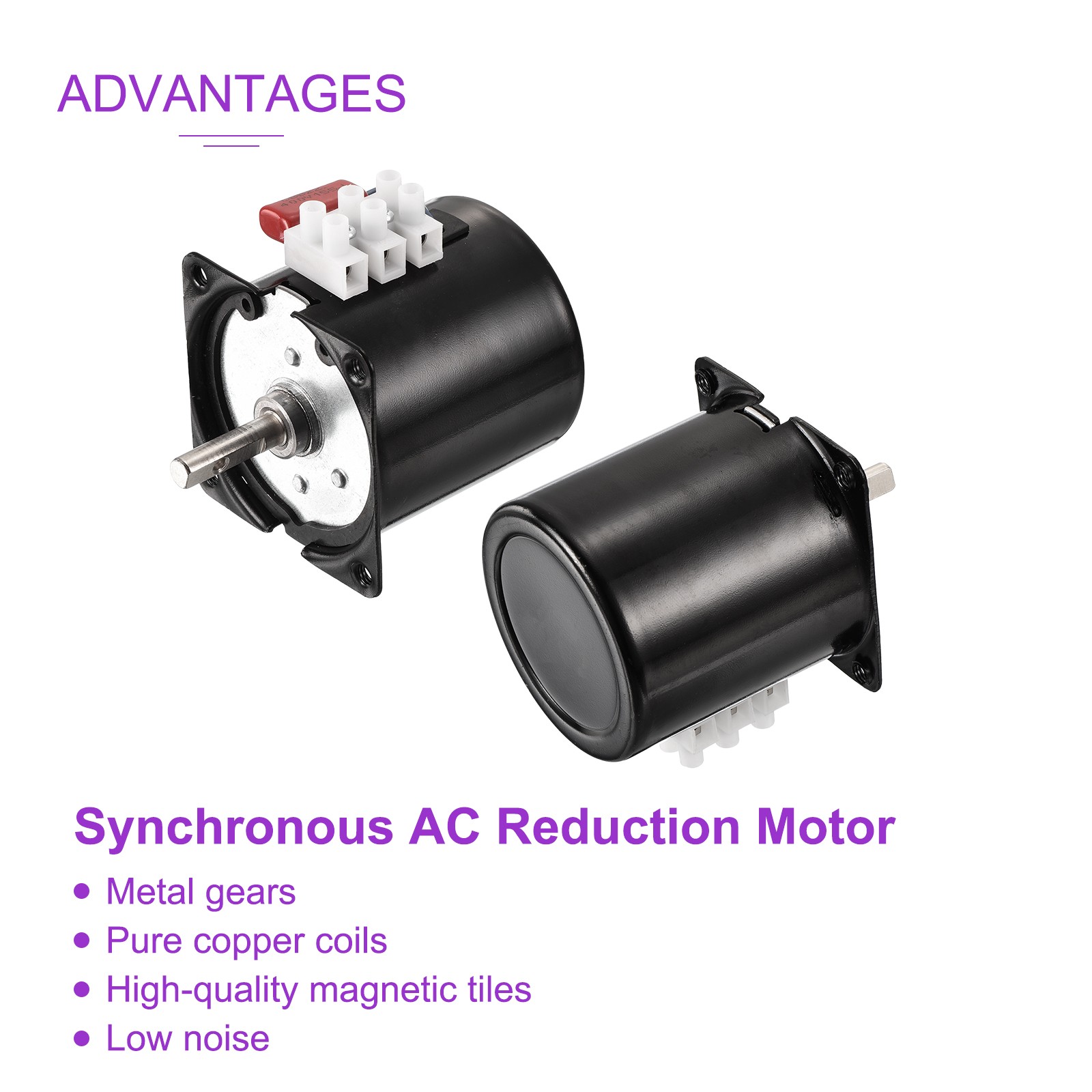 Synchronous Motor With Motor Bracket And Power Cord 60KTYZ AC110V 20RPM 75N.CM