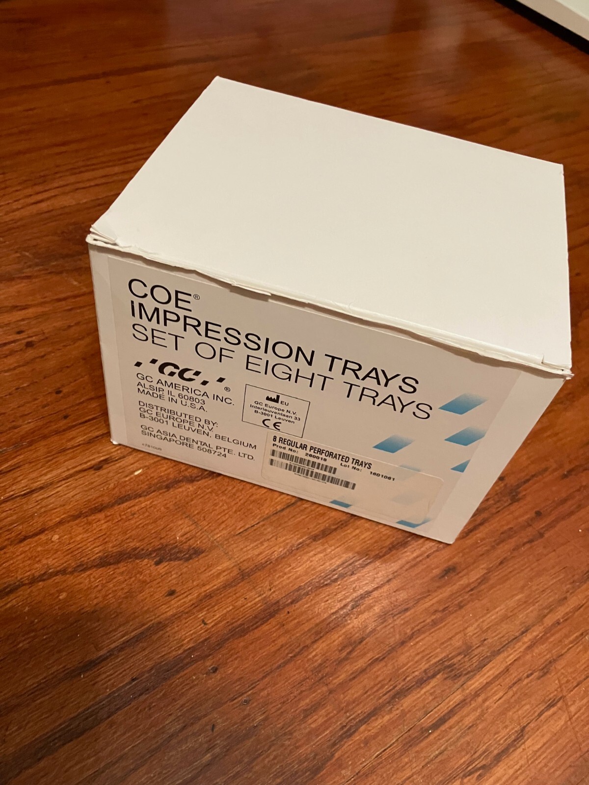 GC America COE Impression Tray Perforated Regular set of 8 dental