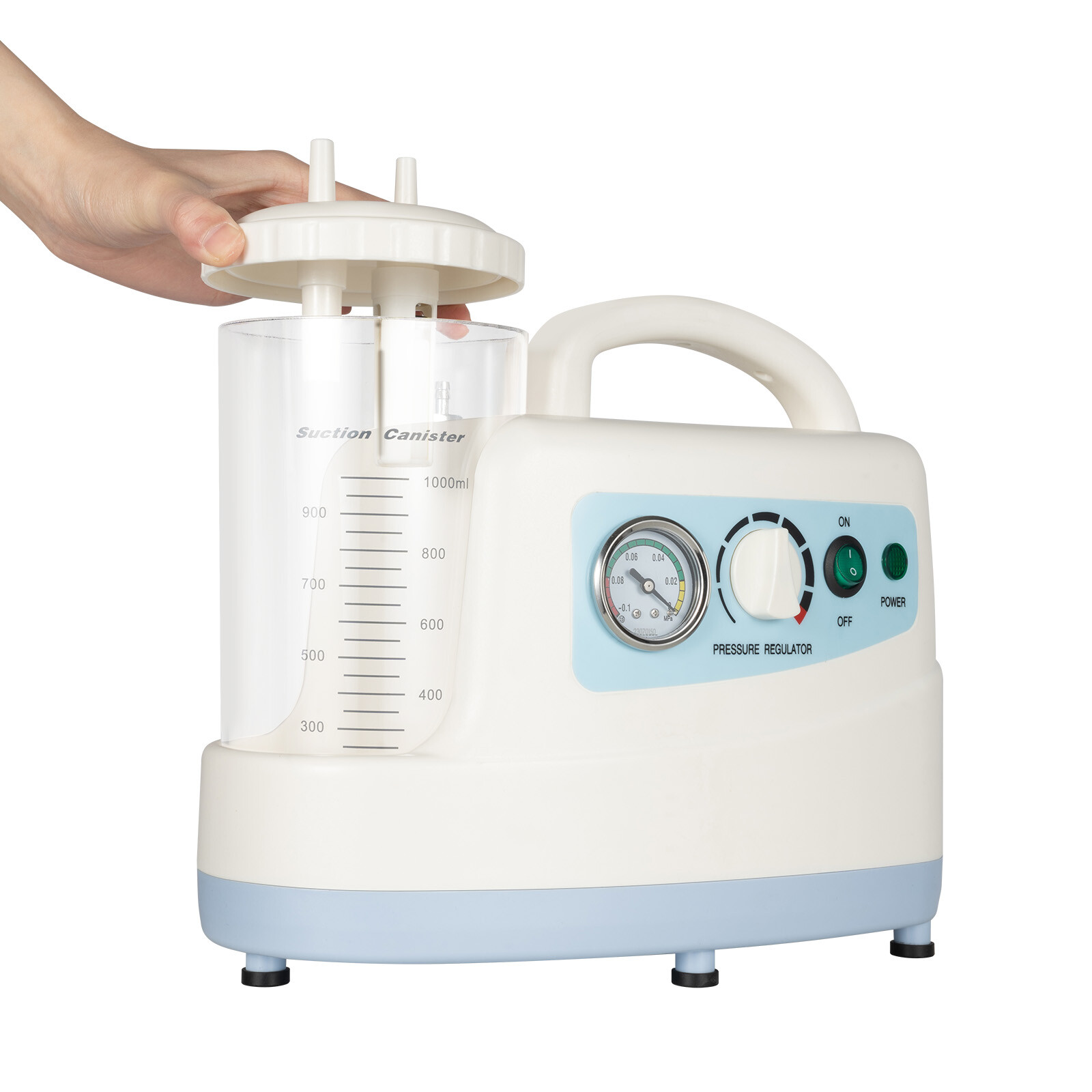Portable Medical Vacuum Aspirator Machine Emergency Dental Phlegm Suction Unit
