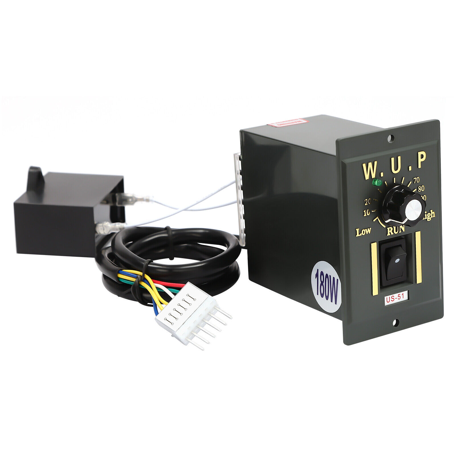 0-27RPM Gear Motor Worm Geared Motor Speed Controller Electric Motor Kit 180W