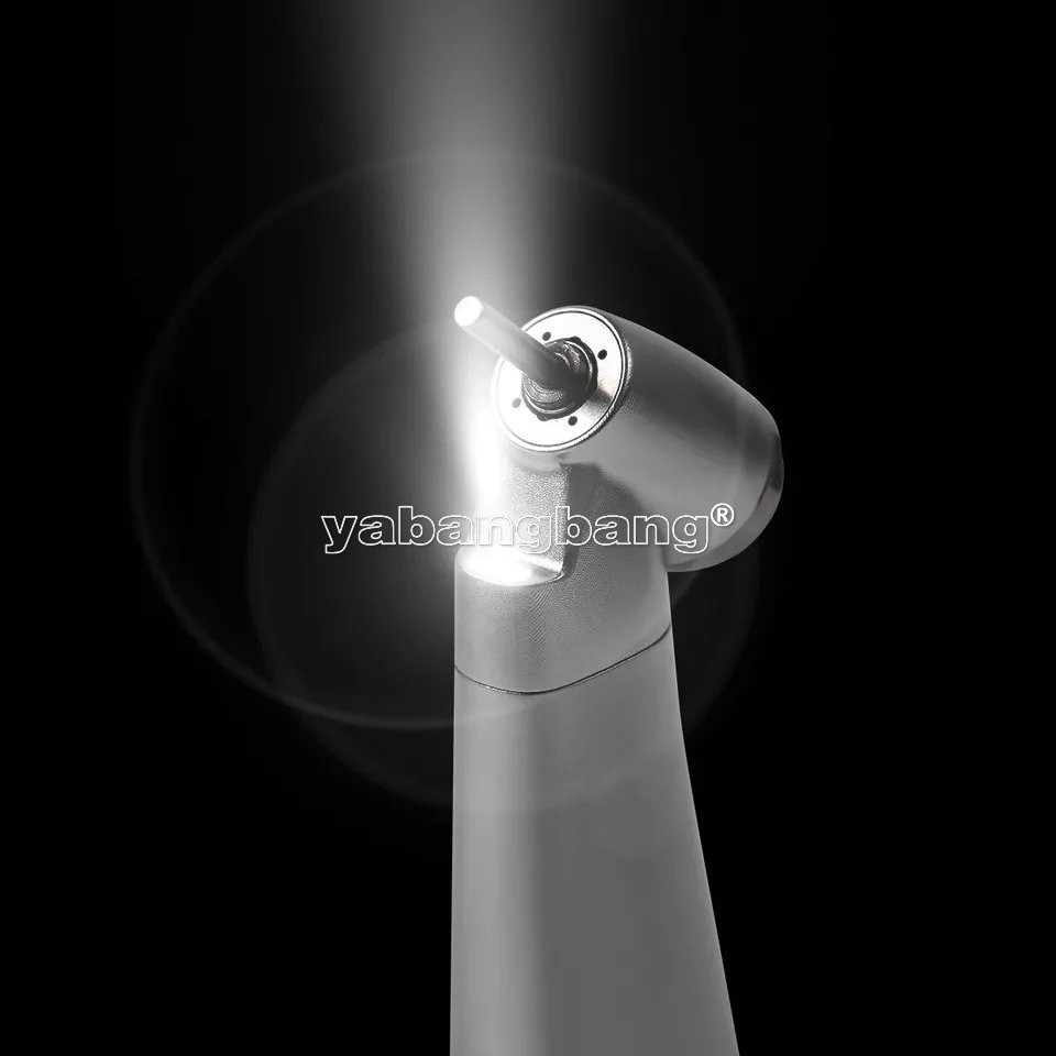 Dental 45° Angle push button head contra angle fiber optic 1:4.2 handpiece USA