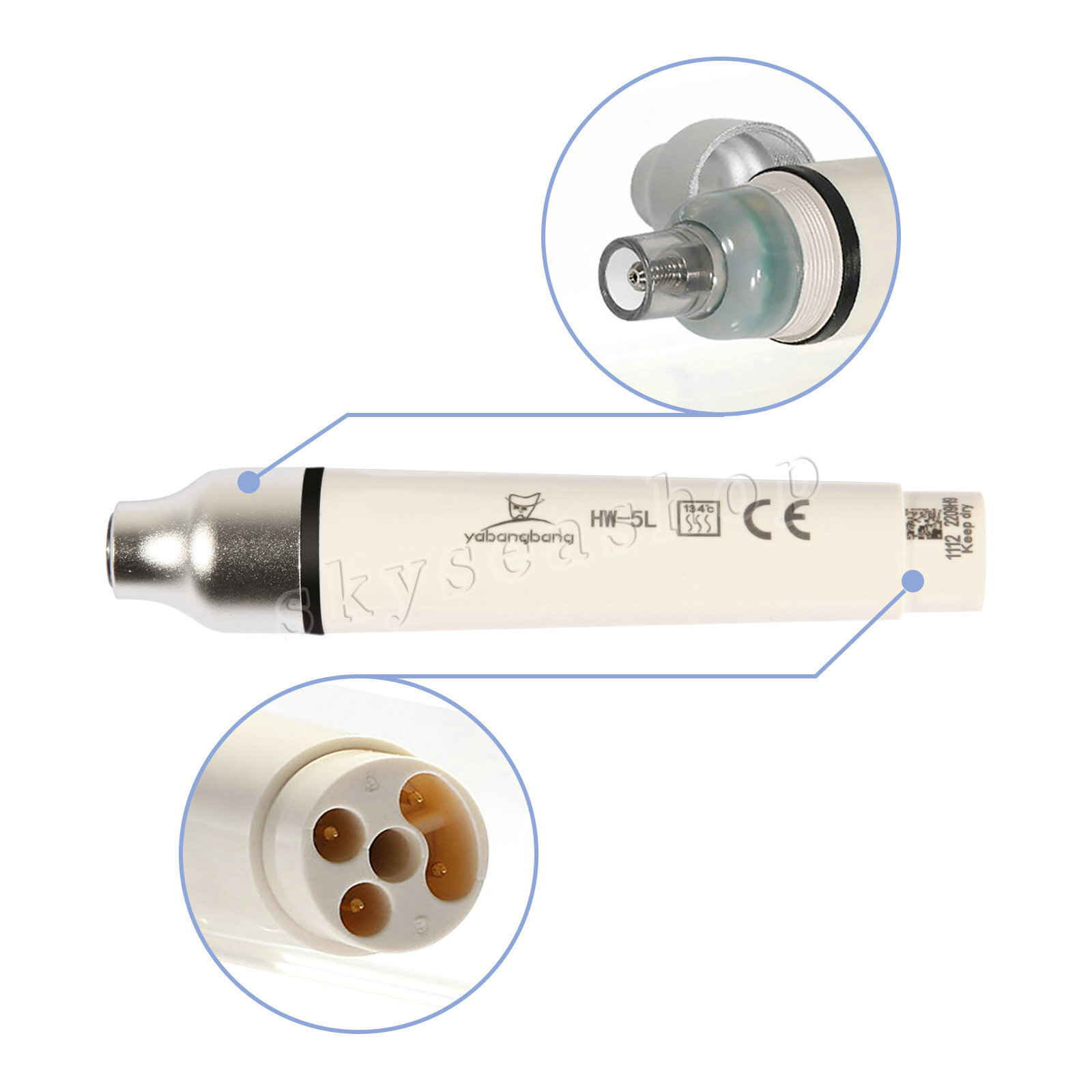 Dental LED Ultrasonic Scaler Detachable Handpiece HW-5L for EMS Woodpecker