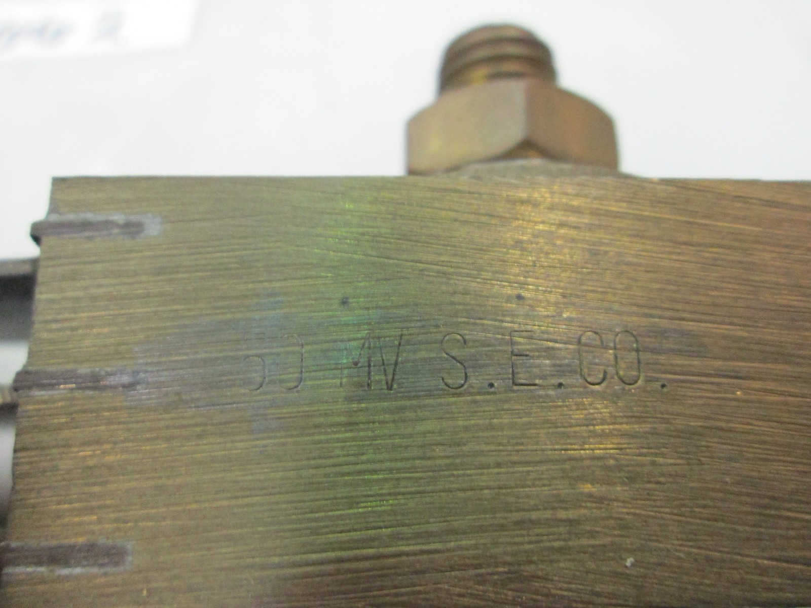 50 MV S.E. Co. Shunt 300 Amps (New)