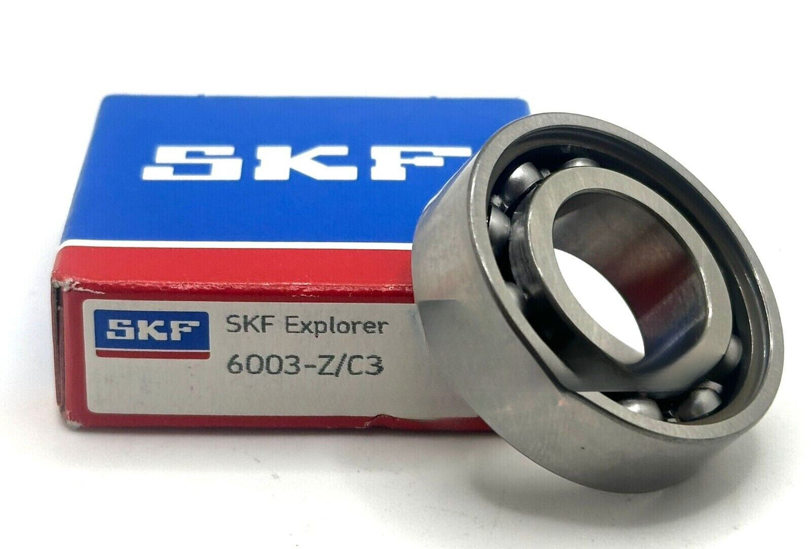 SKF 6003 Z C3 BALL BEARING, METAL SHIELDED ONE SIDE 17x35x10mm NEW