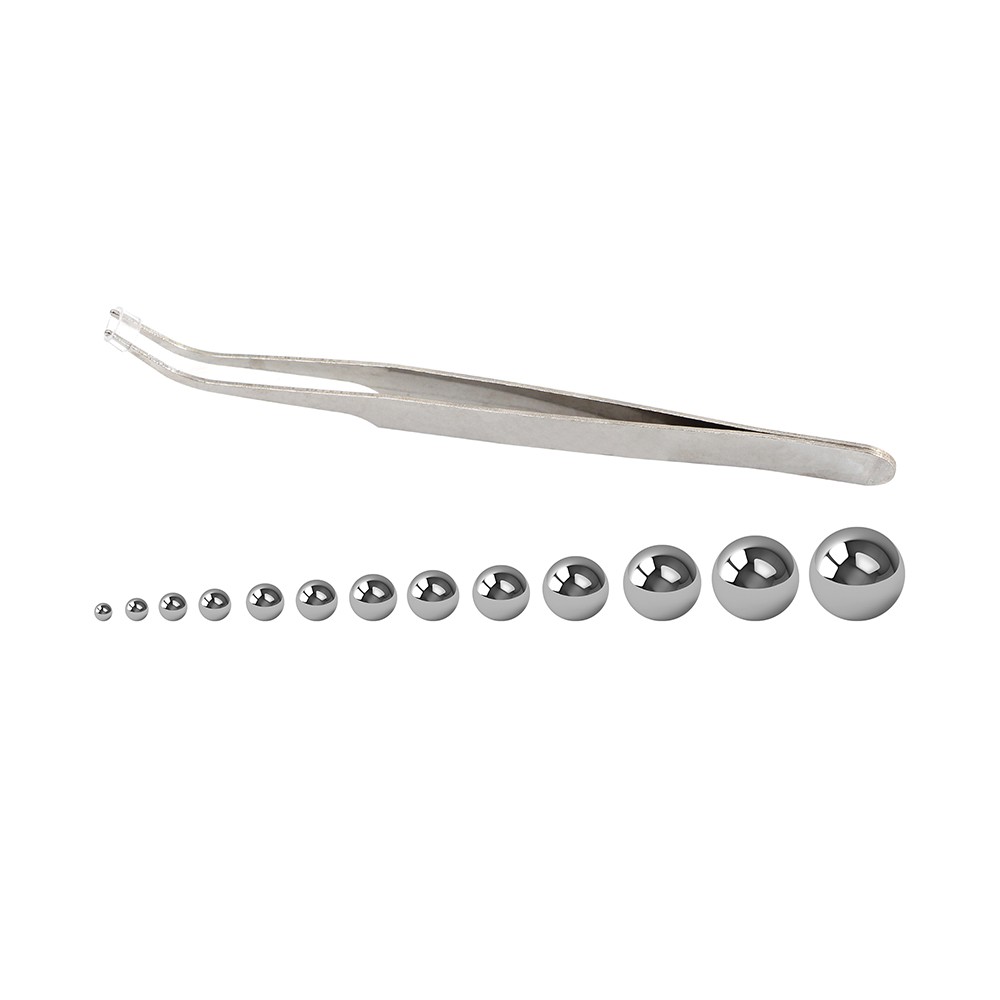 600 Pcs Metric Precision Steel Bearing Balls, Assorted Stainless Steel Loose Bic