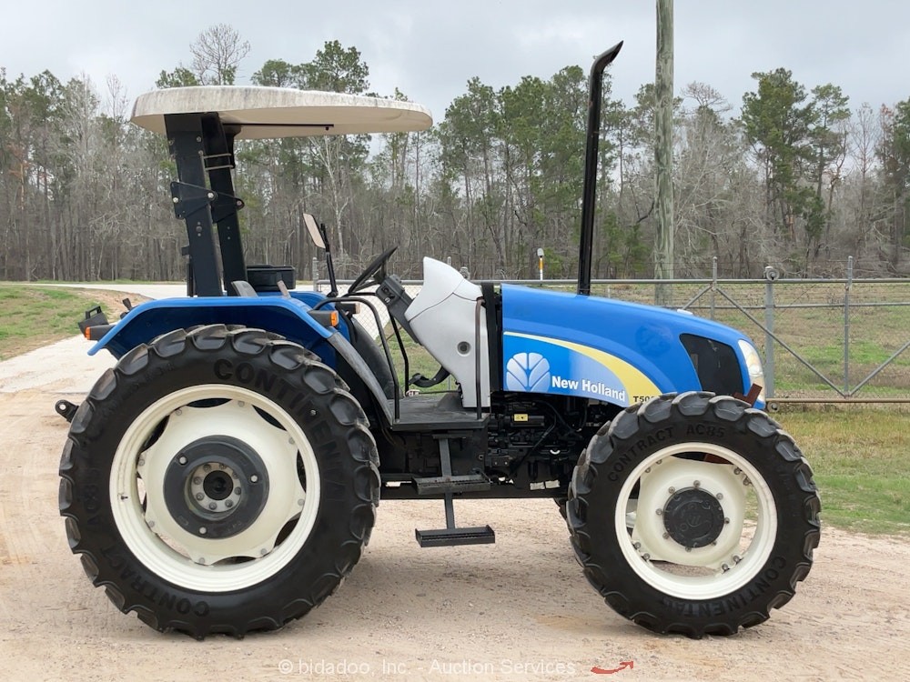 2013 New Holland TD5060 4WD Diesel Tractor Utility Ag Farm 105hp PTO 3PT bidadoo