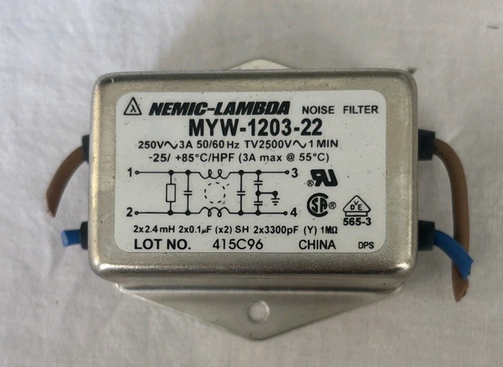 Nemic-Lambda MYW-1203-22 Noise Filter – Free Shipping