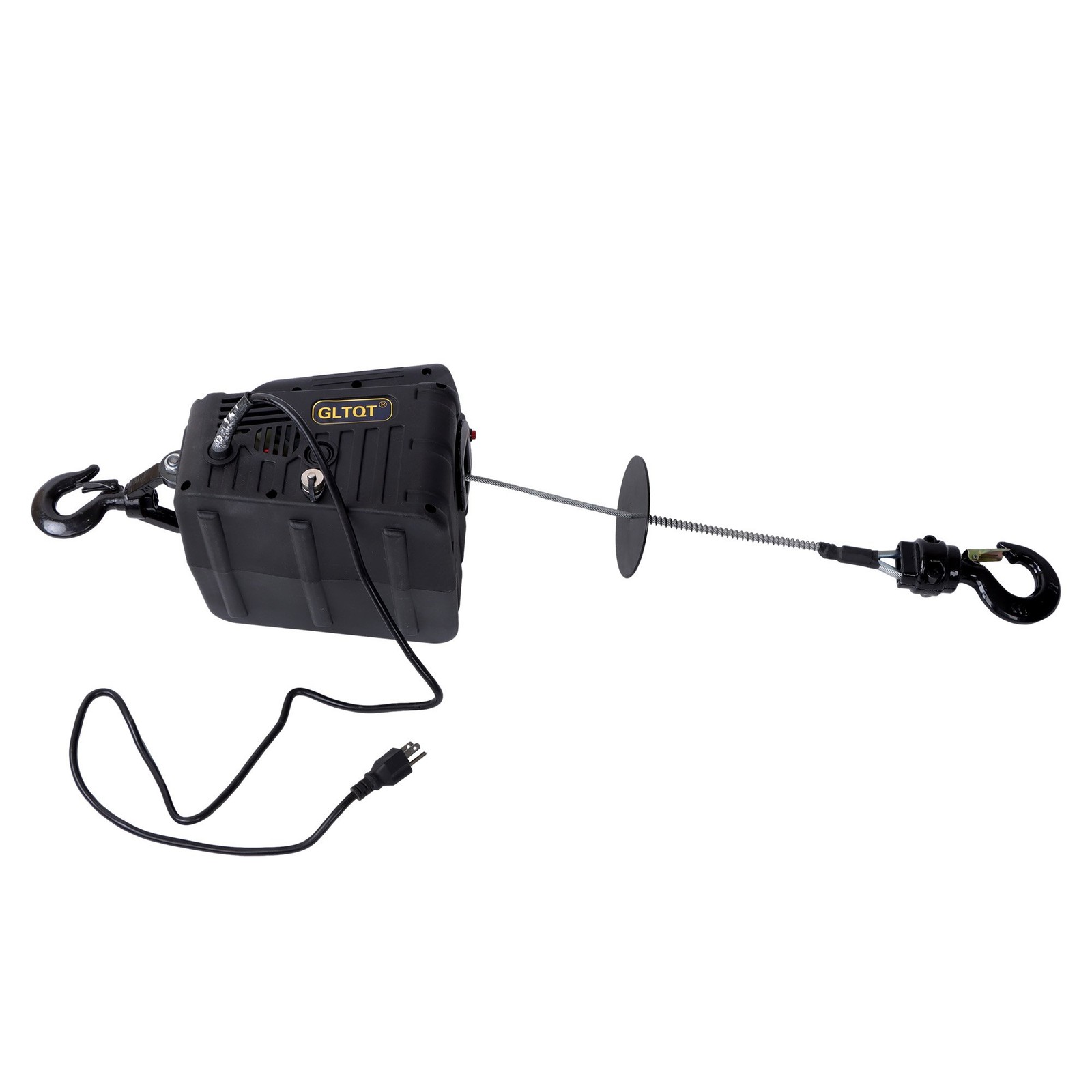 2-in-1 Electric Hoist Winch, 1100 lbs Lift Capacity, 1500W Portable Power Winch