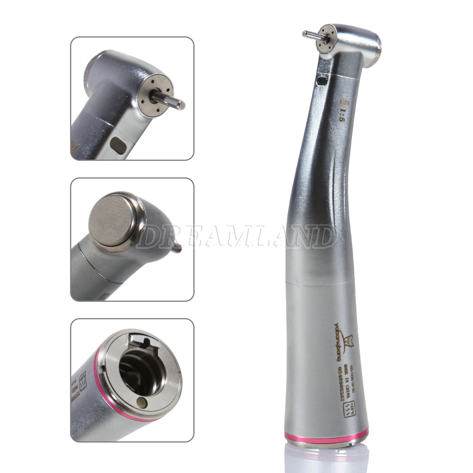 Yabangbang Dental Electric Handpiece 1:5 Fiber Optic Contra Angle Fit NSK E Type