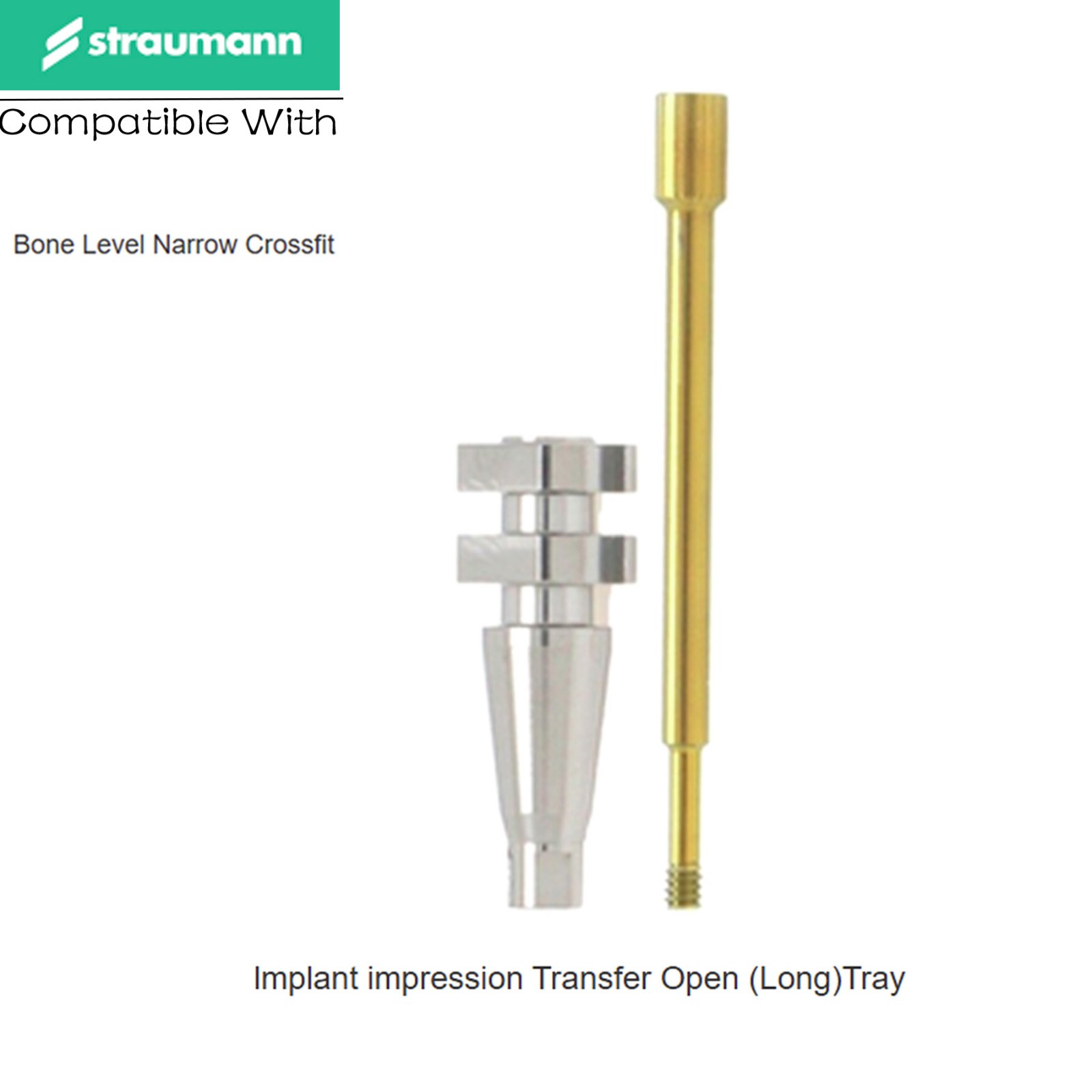 US Straumann/ITI-BL Compatible NC/RC Implant Impression Coping Open Closed Tray
