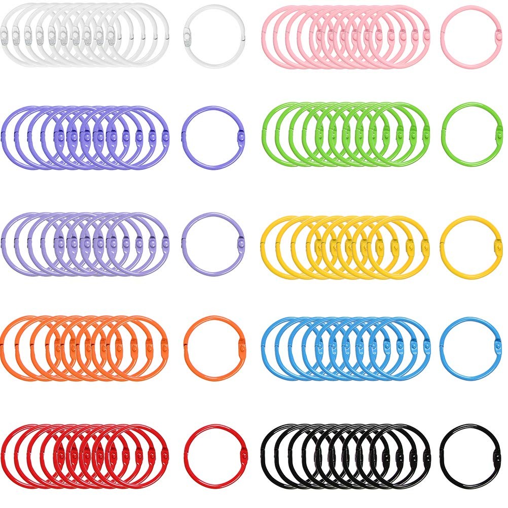 Sky Blue, Green, Light Purple, Red, Pink, Dark Yellow, White, Black, Orange