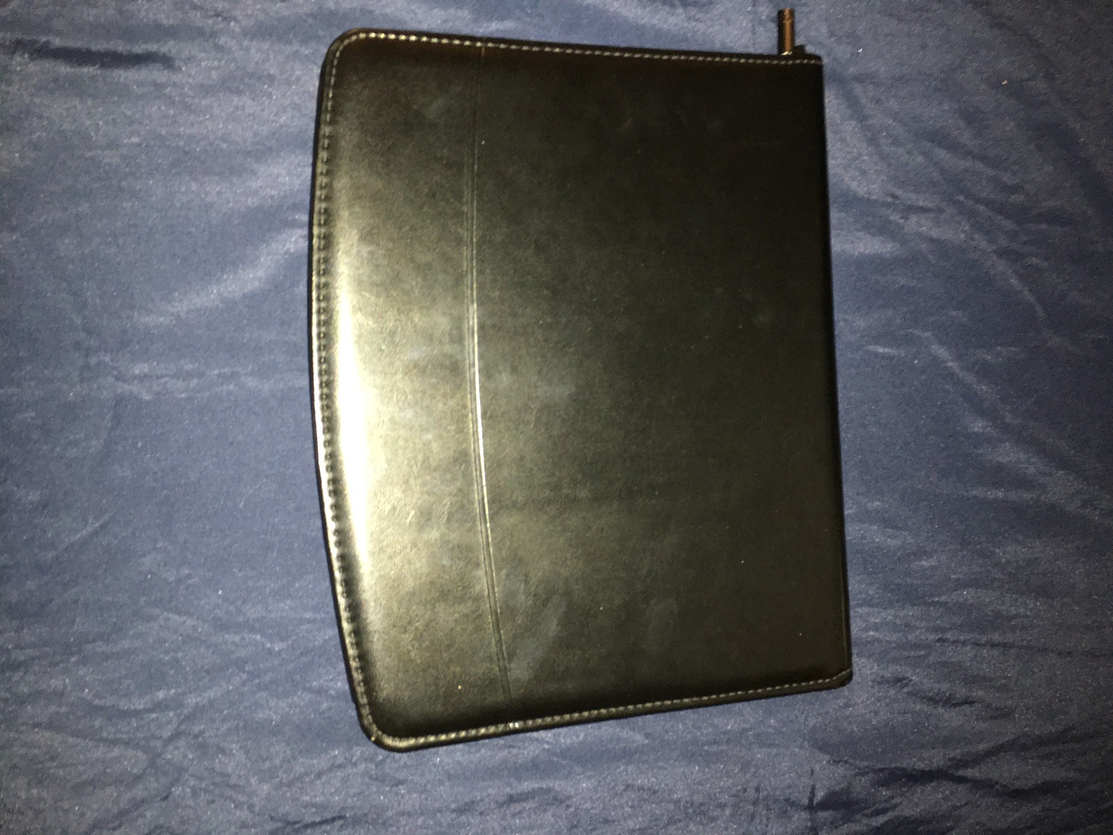 Janney Montgomery Scott–Faux Leather Folder/Organizer Zipper Closure *Leed’s*