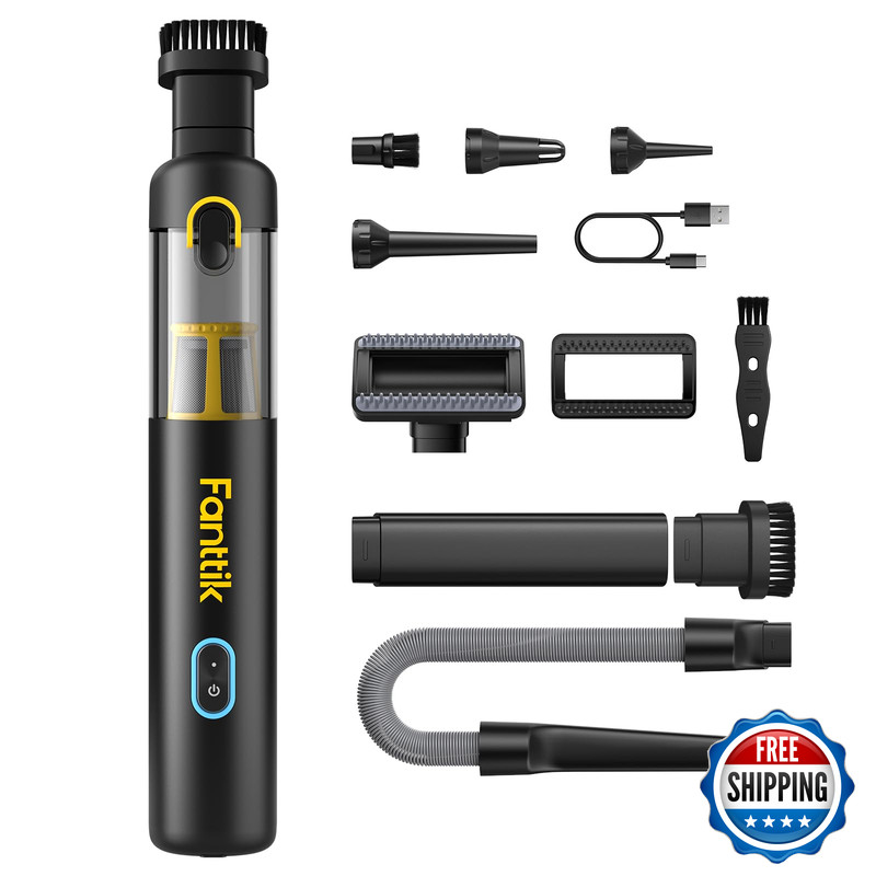 Fanttik Slim V8 Apex Car Vacuum 4-In-1 Portable Mini Cordless Vacuum 19000Pa