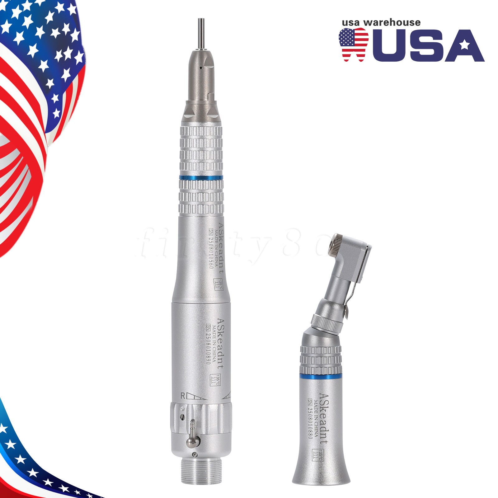 NSK Type Dental Low Speed Handpiece EX-203C (Contra Angle+Air Motor+Straight) YP