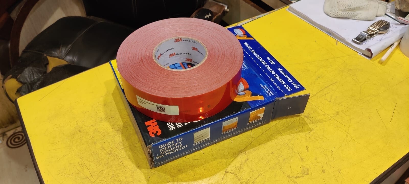 3M 983 series 2″ x 50 Yards Diamond Grade Reflective Retro Reflective Tape – red