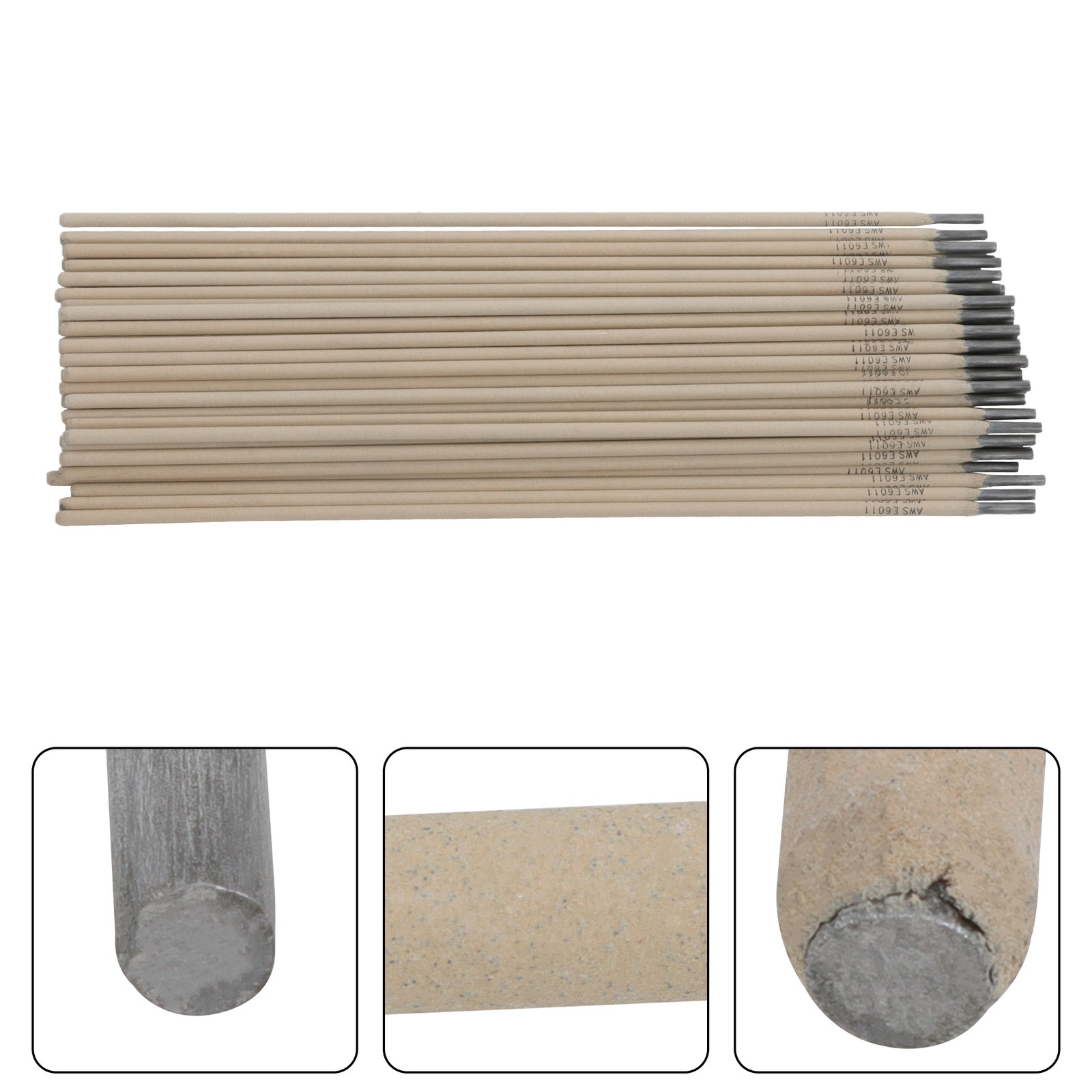 1 Pack E6011 Welding Rod 5/32 Inch 5 Lbs Carbon Steel Stick Electrodes