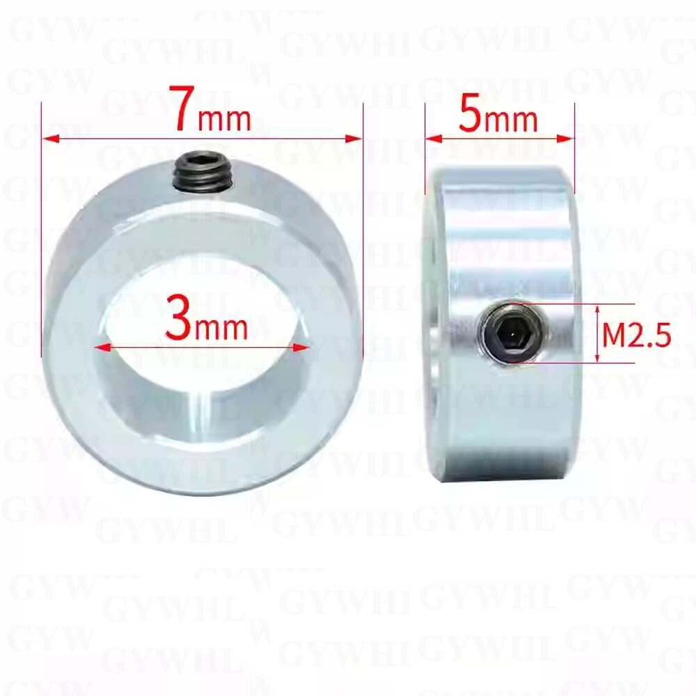 Shaft Collar Zinc Plated/Stainless Steel/Alu/POM Inner Dia 3-75mm Clamp Collars
