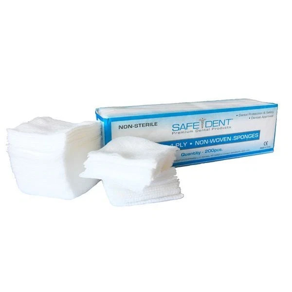 Safe-Dent Sponges 2″ x 2″ 4-ply Non-Woven Non-Sterile, 5000/Case – C6011