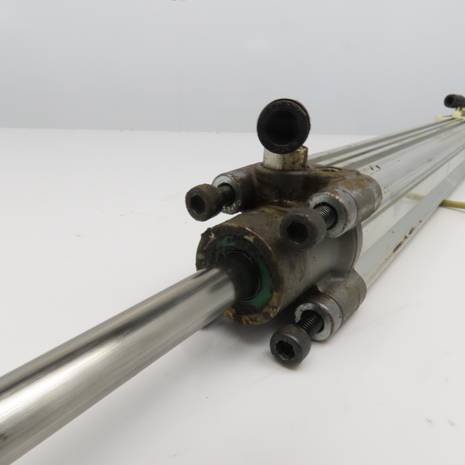 1″ Bore 12″ Stroke Double Acting Air Cylinder Nose Mount 12mm Rod