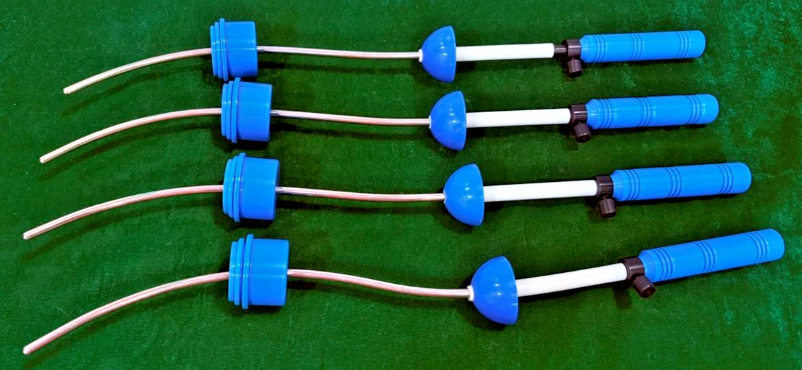 4pc Laparoscopic Gynecology Marva-Type Uterine Manipulator with 3 Cups Reusable