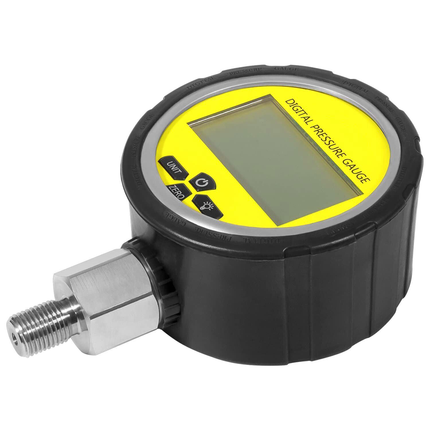 700BAR 10000PSI Digital Hydraulic Pressure Gauge with 1/4-Inch NPT Connector